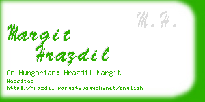 margit hrazdil business card